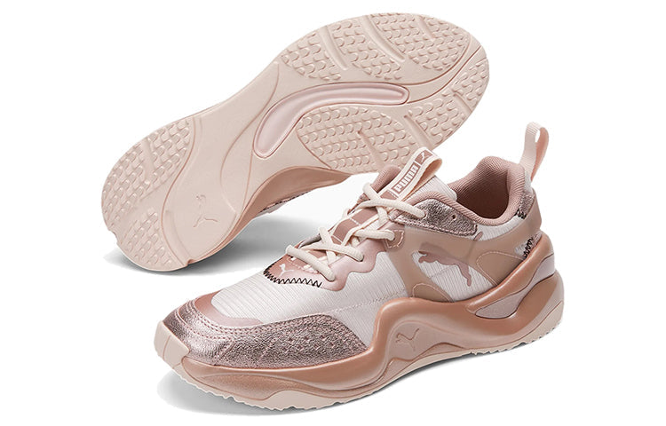 (WMNS) PUMA Rise Silver Metal Rose Gold 373486-02