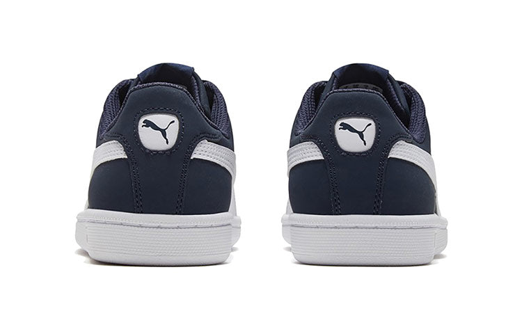 PUMA Smash Buck Blue/White Low Casual Board Shoes 356753-01