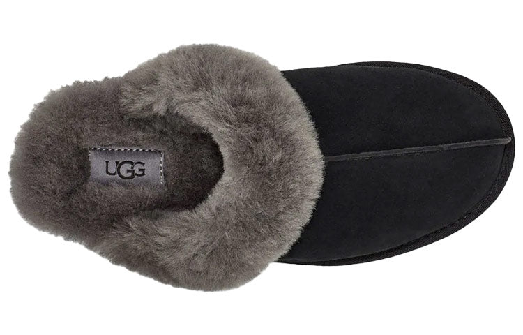 (WMNS) UGG Scuffettte II 'Black Grey' 1106872-BCGR