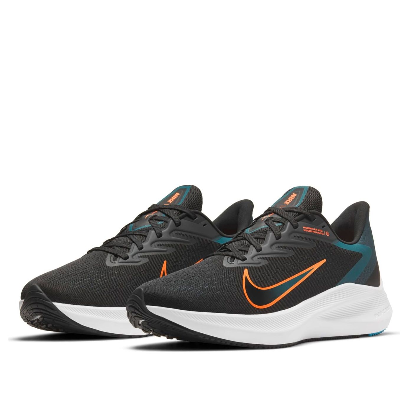 Nike Air Zoom Winflo 7 'Black Atomic Orange' CJ0291-013