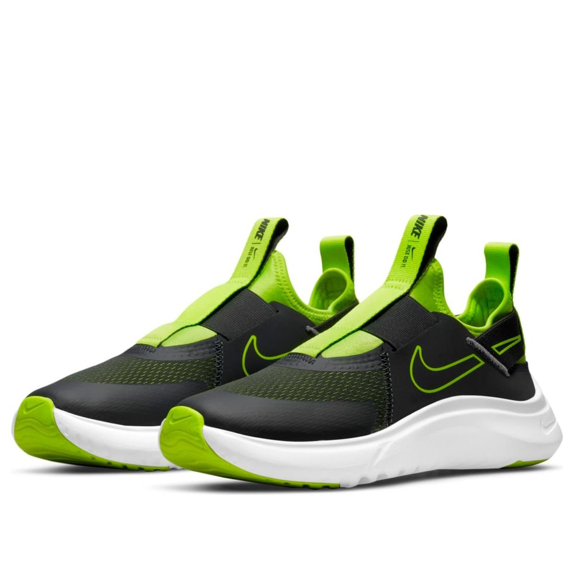 (GS) Nike Flex Plus 'Dark Smoke Grey Volt' CW7415-004
