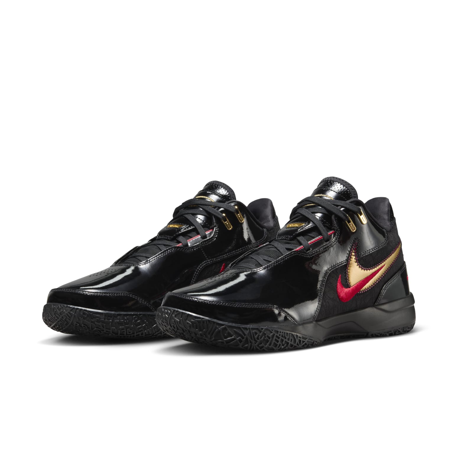 Nike Zoom LeBron NXXT Gen AMPD 'Black University Red Gold' FJ1566-001
