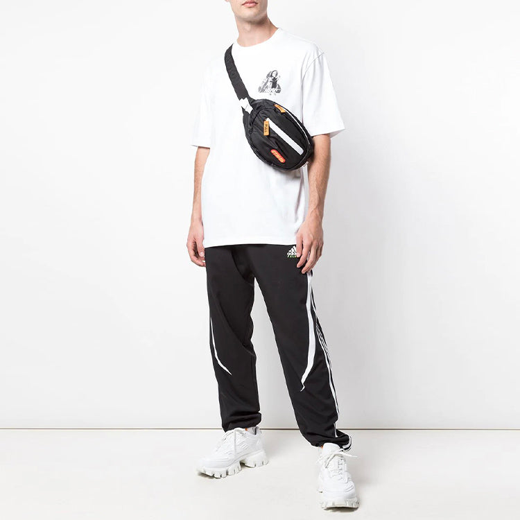 PALACE U Figure Black Back Printing Short Sleeve Unisex White P17TS106