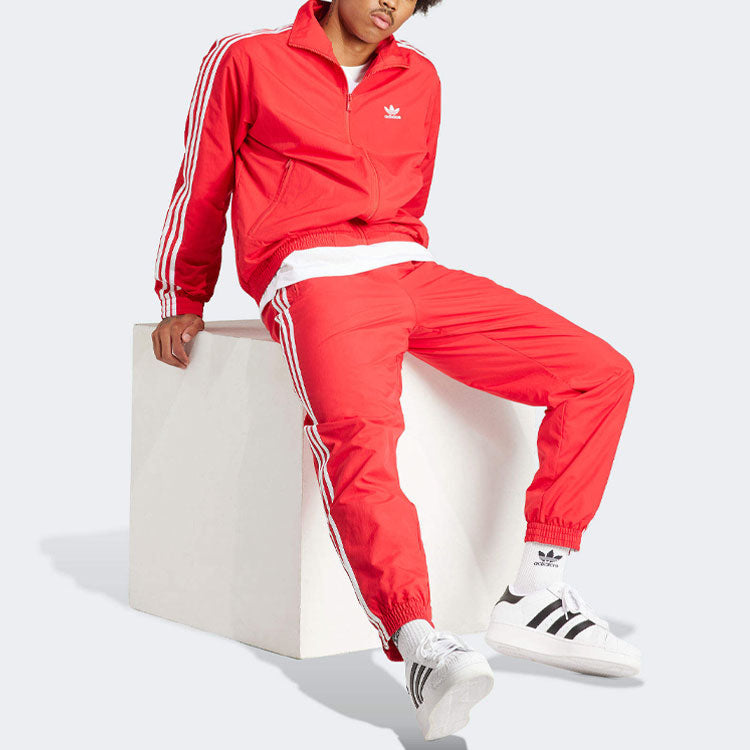 adidas originals Adicolor Firebird Track Top Asia Sizing 'Red' IT2495