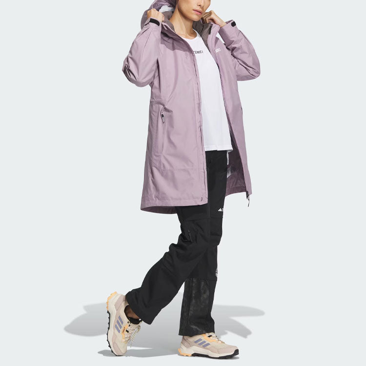 (WMNS) adidas Terrex 3-In-1 Rain.Rdy Super Inner Jacket 'Pink Brown' IP0728