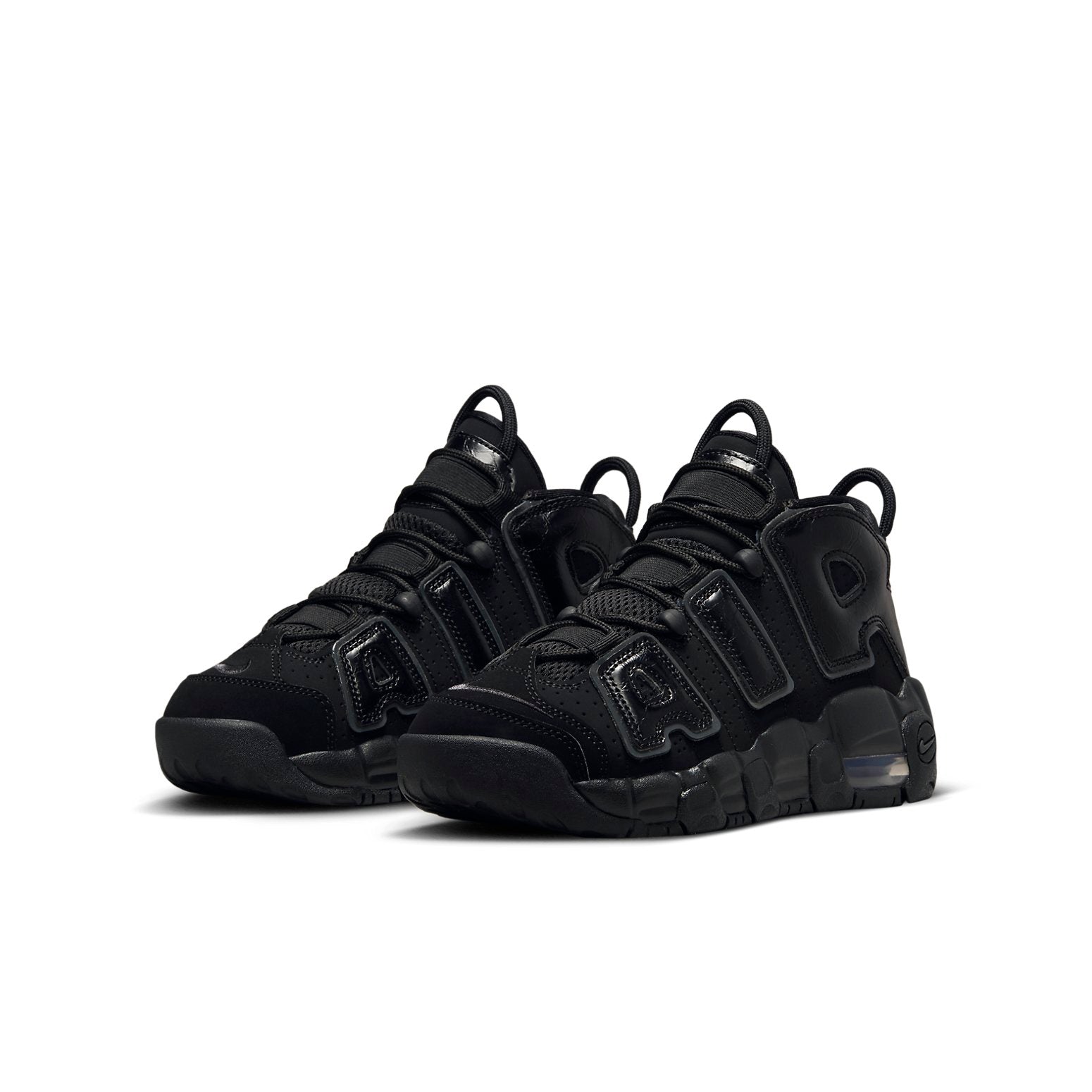 (GS) Nike Air More Uptempo 'Triple Black' FV2264-001