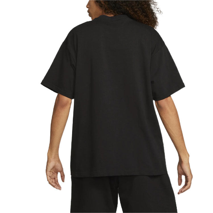 Men's Nike Logo Alphabet Printing Breathable Round Neck Short Sleeve Black T-Shirt DV9400-010