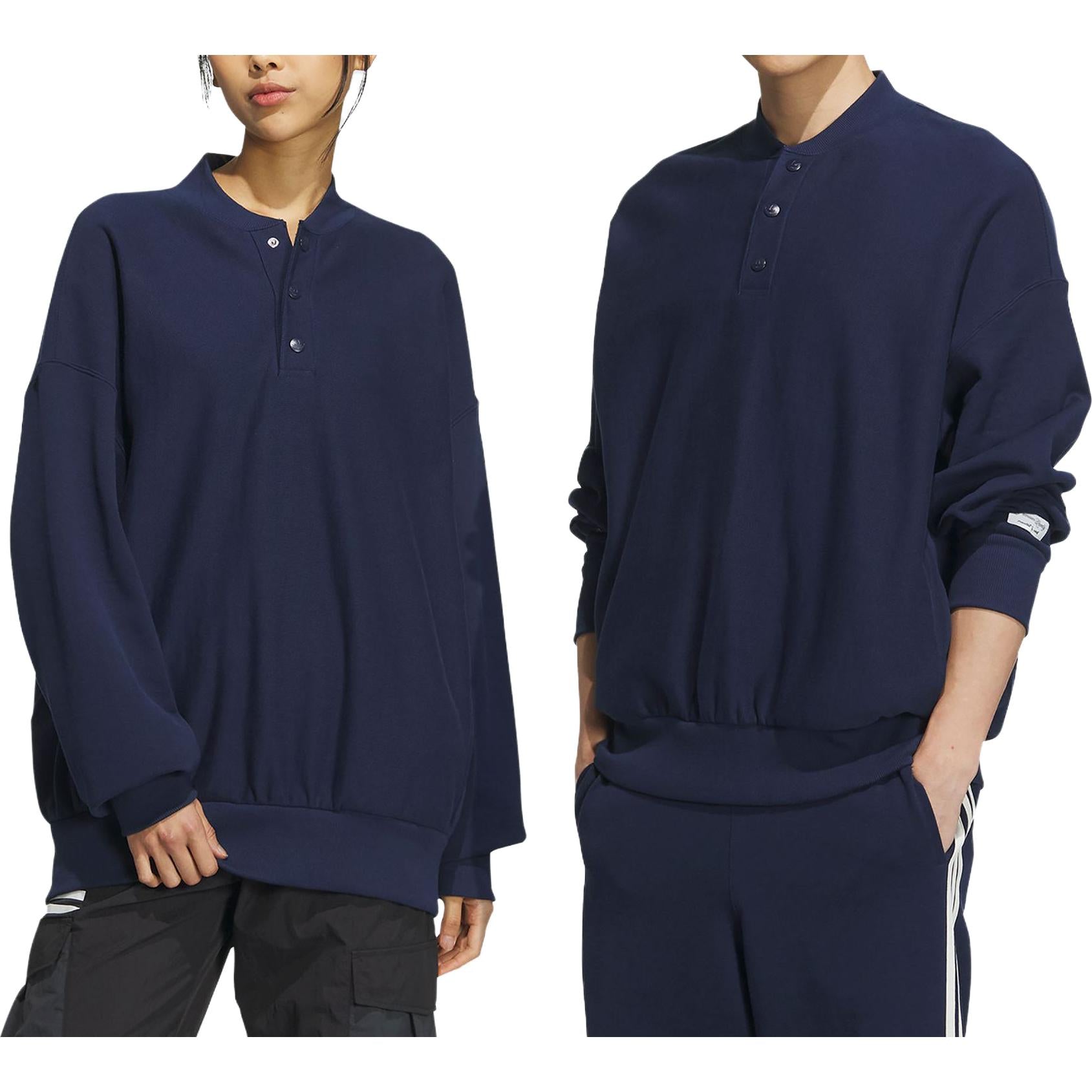 adidas Originals x Notitle Crew Sweatshirt 'Navy' IN1089