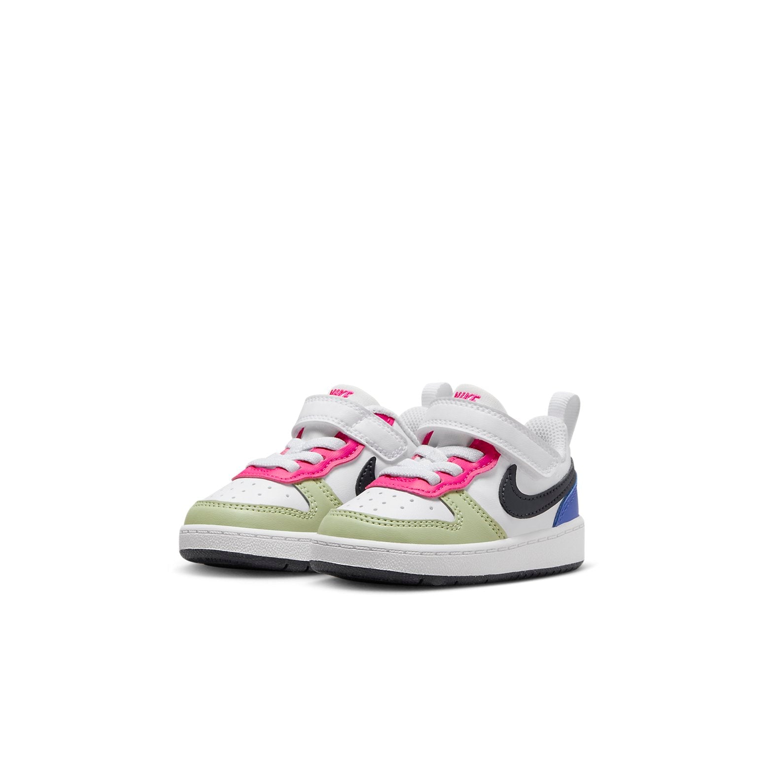 (TD) Nike Court Borough Low Recraft 'White Pink Multicolor' DV5458-108