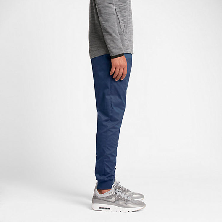 Men's Nike Casual Knit Blue Sports Pants/Trousers/Joggers 805099-414