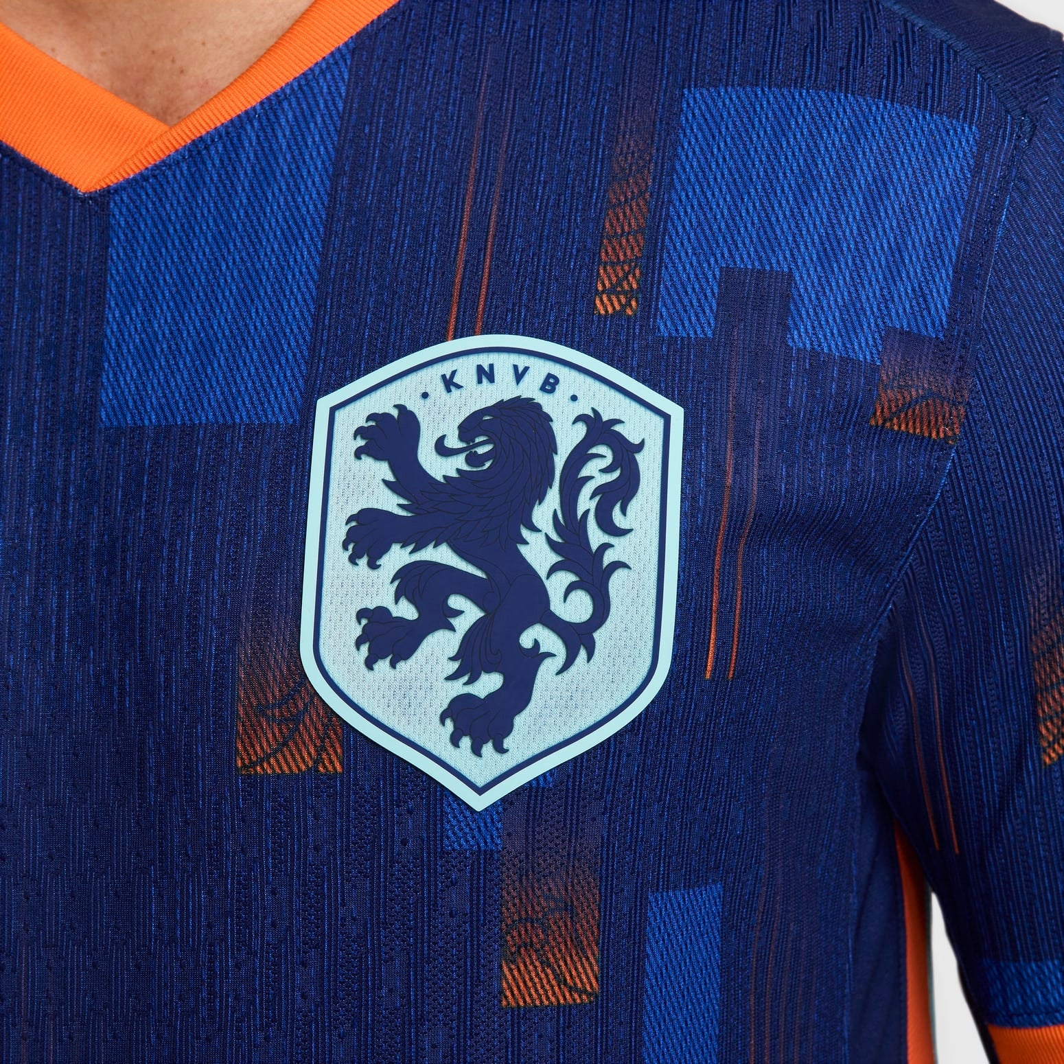 Nike Netherlands 24/25 Match Away Authentic Soccer Jersey 'Blue' FJ1255-492
