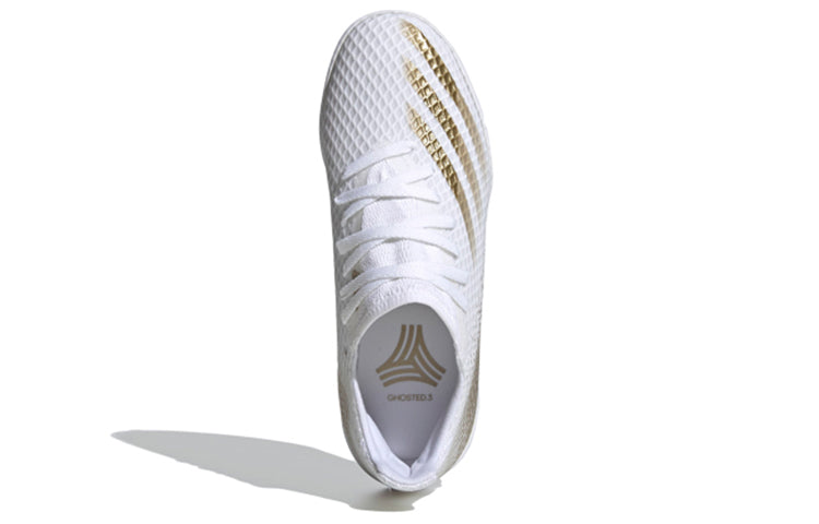 adidas X Ghosted.3 IN 'White Metallic Gold Melange' EG8204
