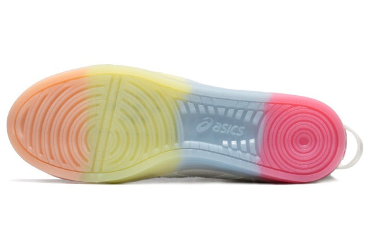 (WMNS) ASICS Double Clutch Milk White Retro Casual High Board Shoe 'White Pink' 1202A079-101