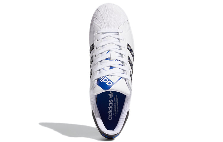 adidas originals Superstar 'White Black Blue' FZ4832