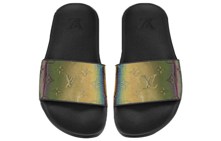 LOUIS VUITTON Waterfront Mules 'Colorful Monogram' 1A5I5K