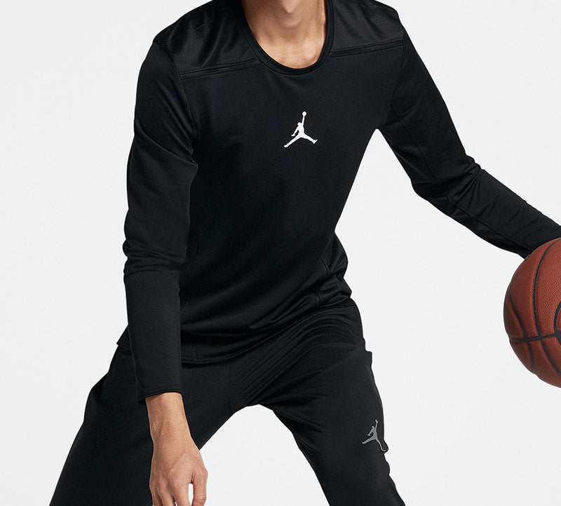 Air Jordan Ultimate Flight Basketball Long Sleeves Black 924561-010