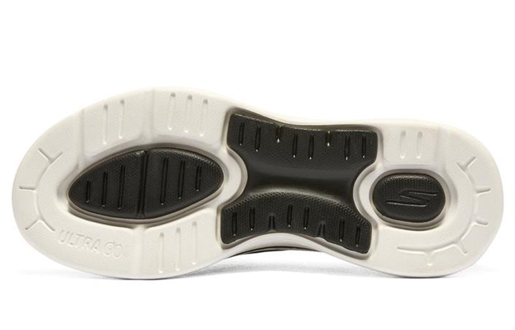 (WMNS) Skechers Go Walk Arch Fit Slip on 'Black White' 124418-BKW