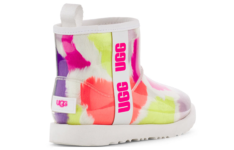 (WMNS) UGG Classic Clear Mini Party Spots Boot 'White' 1124956-WHT