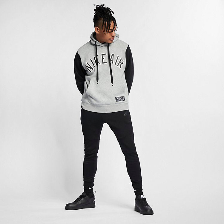 Nike Air Varsity Hoodie Grey 'Heather Grey Black' AR1817-063