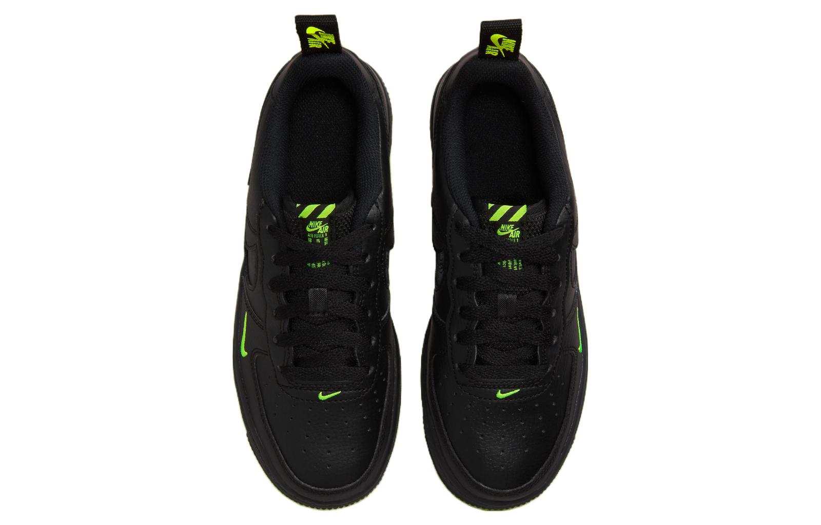 (GS) Nike Air Force 1 Low 'Black Volt' FV7020-001