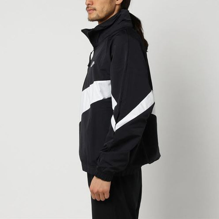 Nike Half Zipper Large Jacket Asia Edition Black AJ1405-010