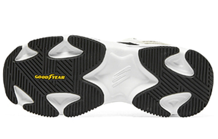 (WMNS) Skechers D'Lites 'Black White' 149895-WBK