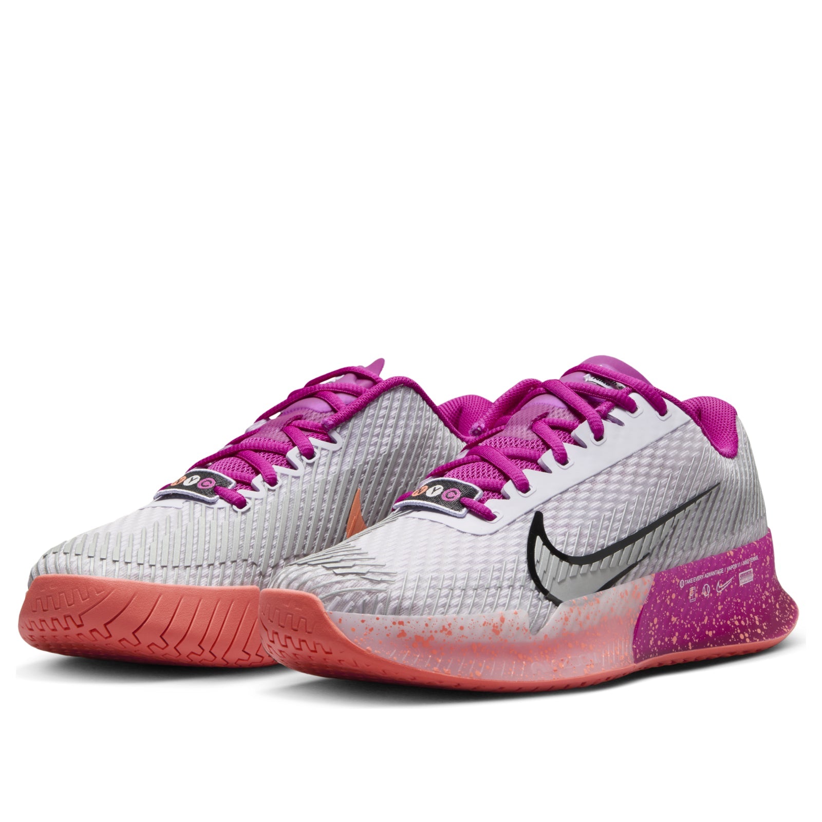 (WMNS) Nike Court Vapor 11 HC Premium 'Barely Grape Metallic Silver' FQ7266-500