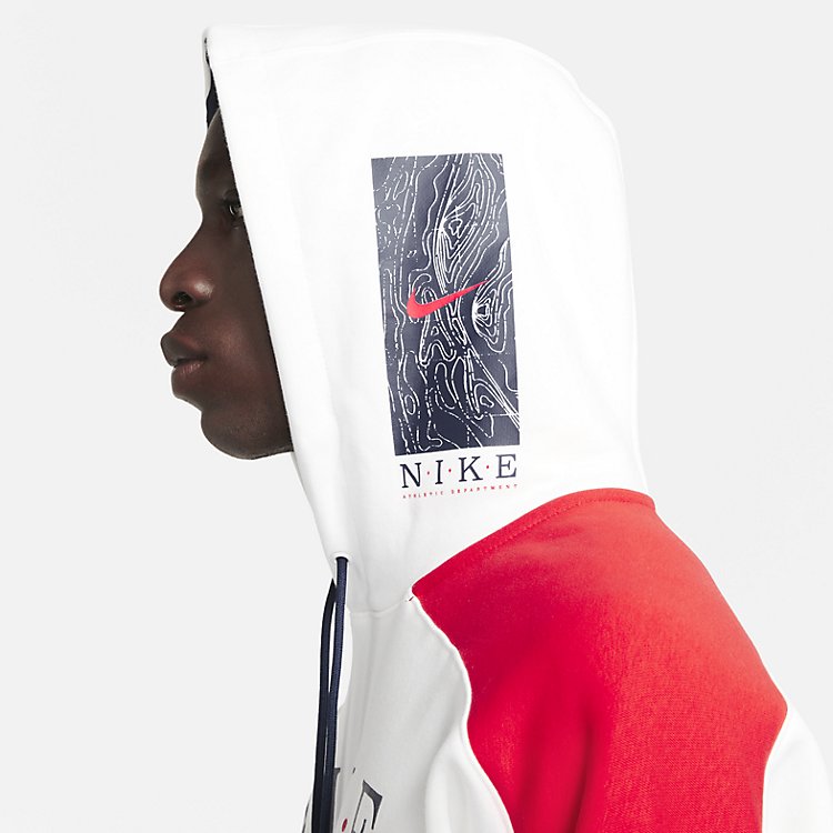 Nike Club Pullover Basketball Hoodie 'White' DM7952-100
