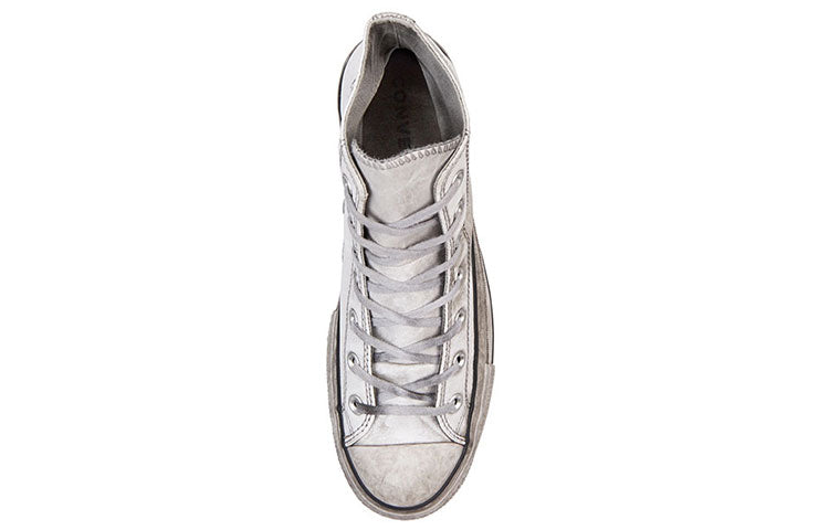 (WMNS) Converse Chuck Taylor All Star Leather Smoke Platform High Top Retro White 562909C