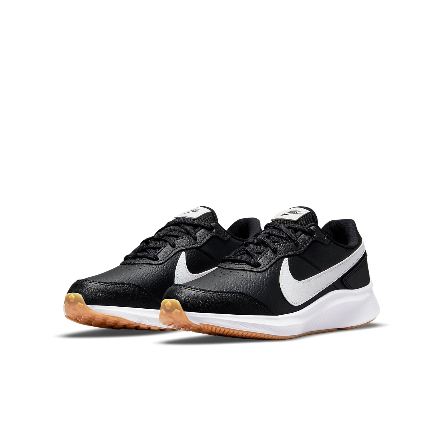 (GS) Nike Varsity Leather 'Black White' CN9146-008