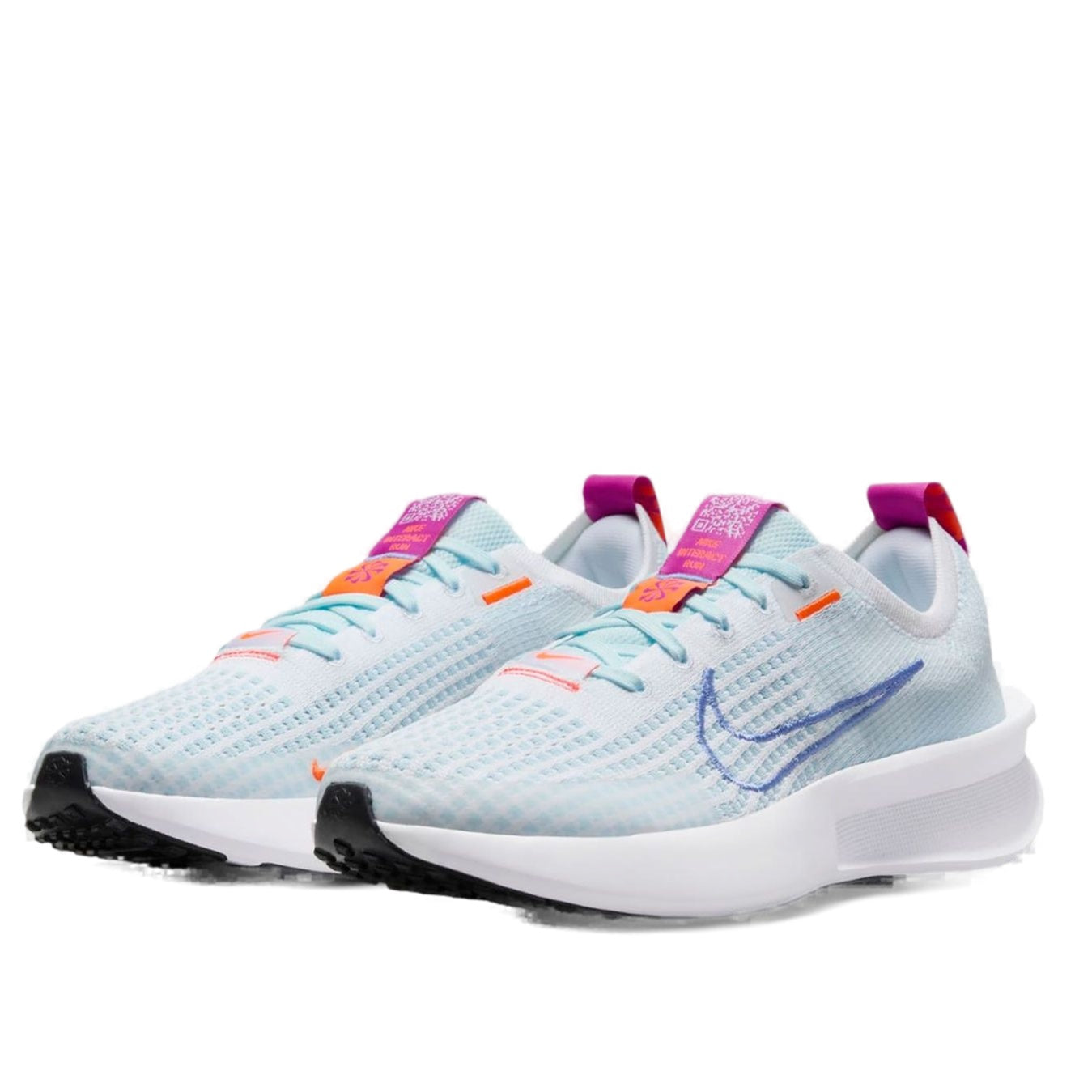 (WMNS) Nike Interact Run 'White Glacier Blue Pink' FD2292-107