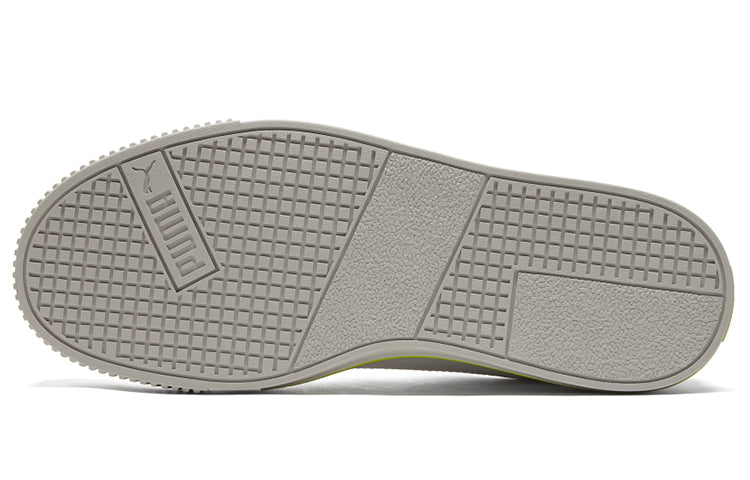 PUMA Ever Low Top Casual Skate Shoes White Yellow Unisex 'White Yellow Gray' 383029-04