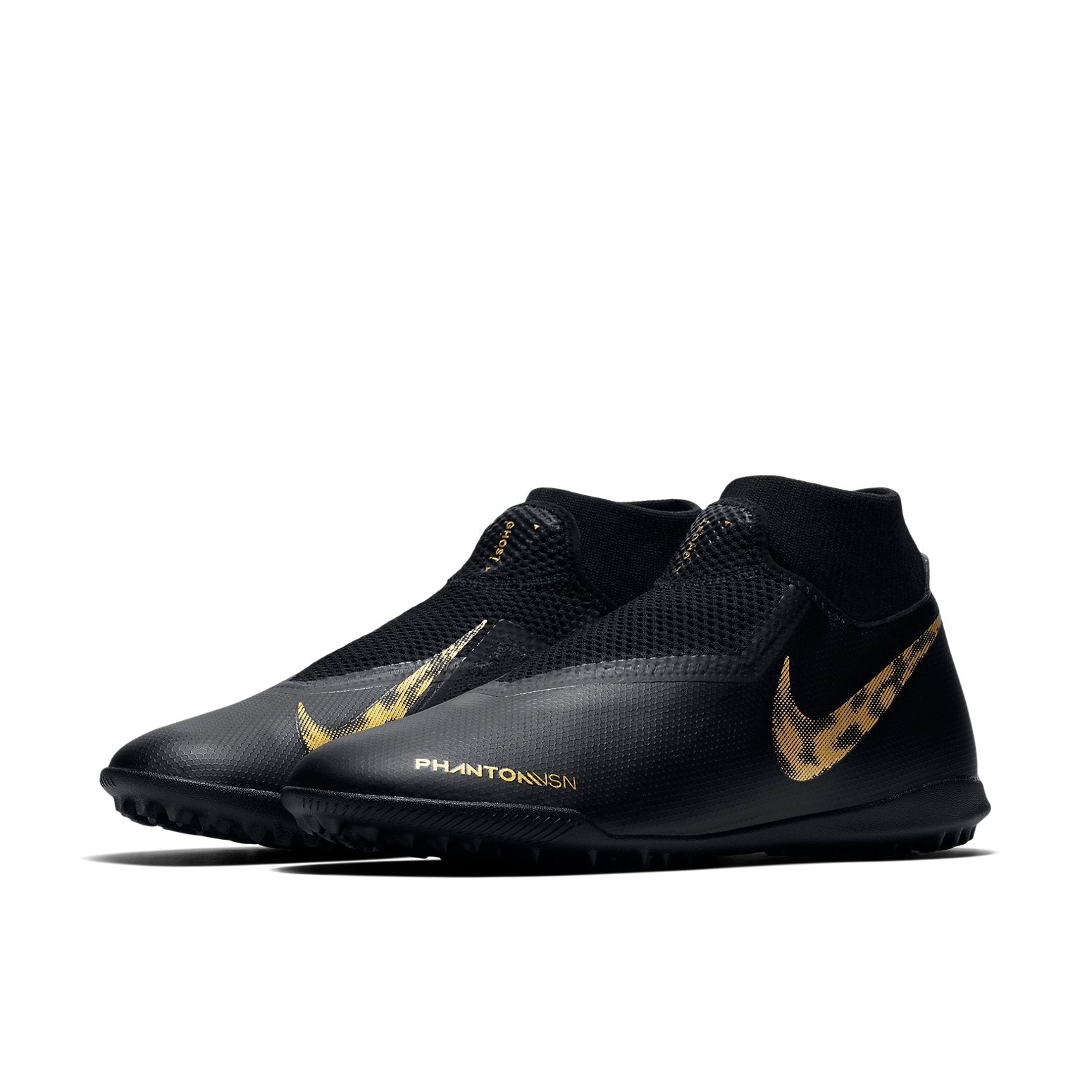 Nike Phantom Vision Academy DF TF 'Black Metallic Vivid Gold' AO3269-077