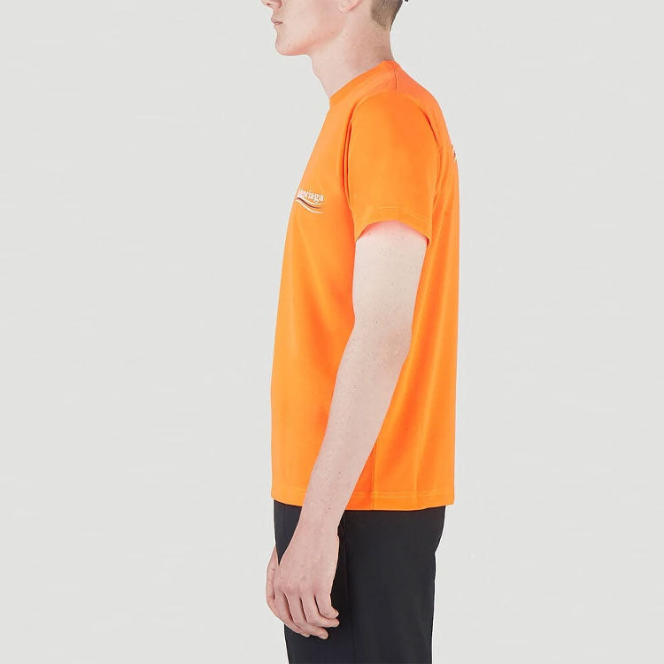 Balenciaga Political Campaign T-Shirt Large Fit 'Orange' 620967TKVE8