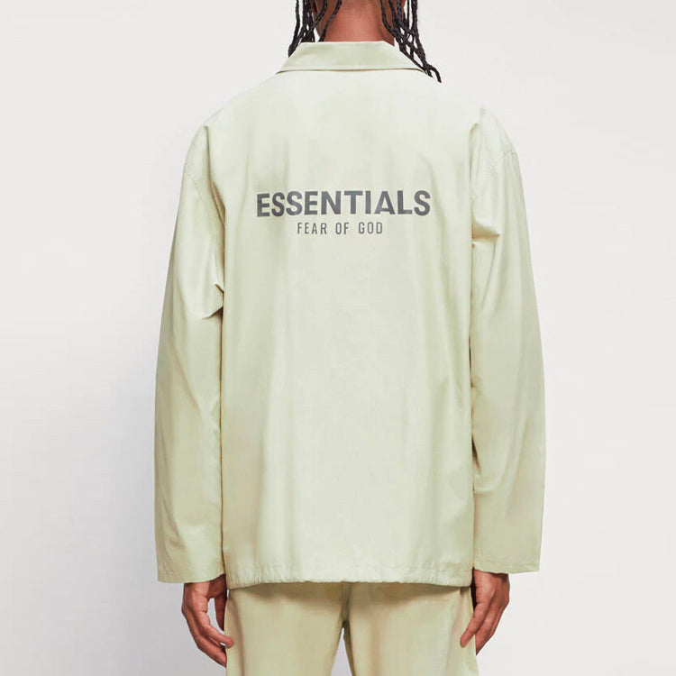 Fear of God Essentials FW20 Coach Jacket Sage 0202250500022012
