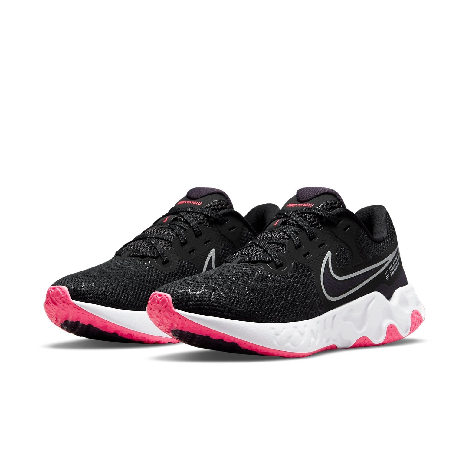(WMNS) Nike Renew Ride 2 'Black Hyper Pink' CU3508-002