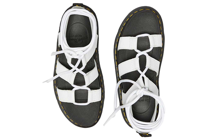 (WMNS) Dr. Martens Nartilla Sandals White 24641100