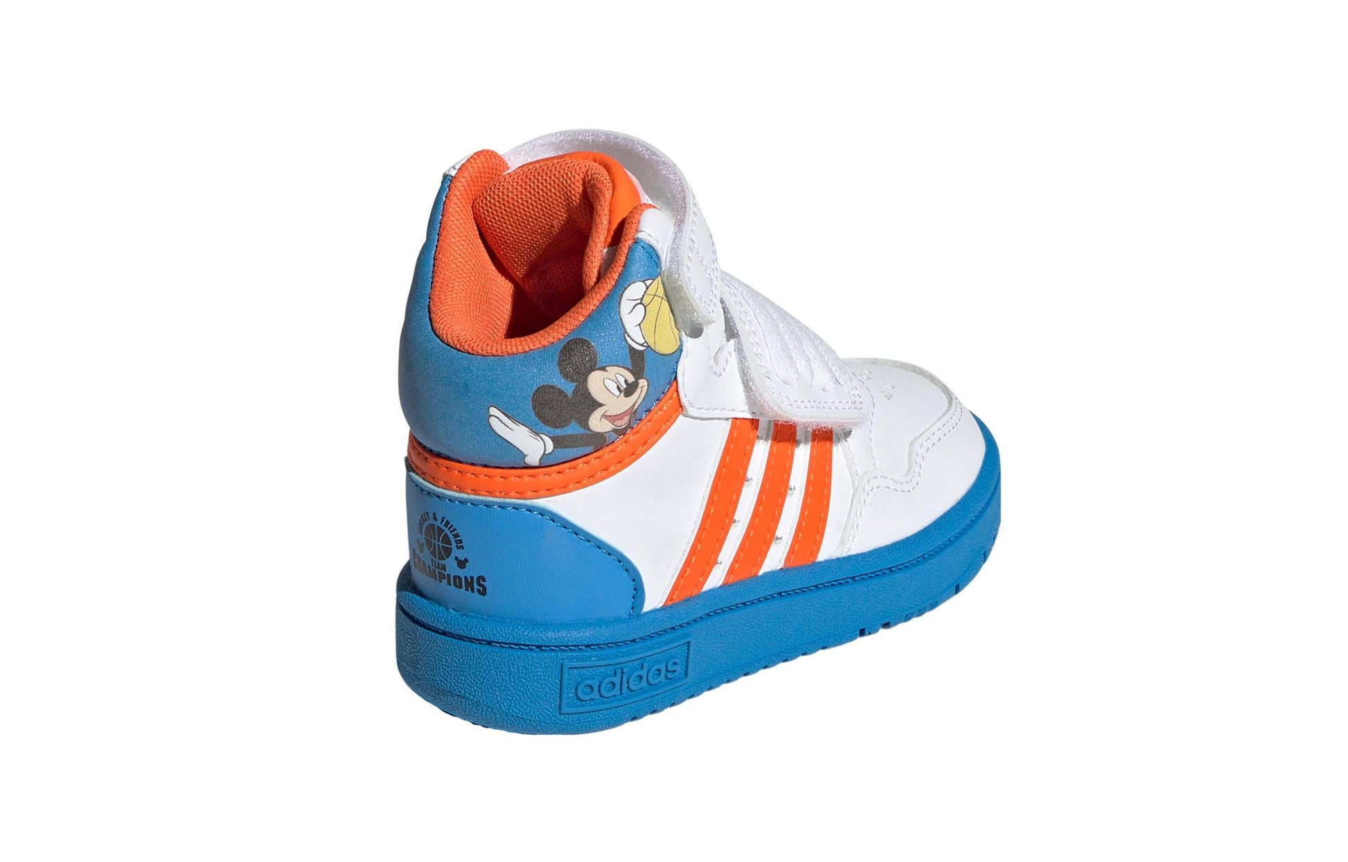 (TD) adidas x Mickey Mid Hoops Shoes 'White Blue' GY6633
