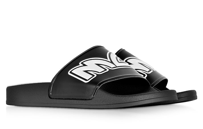 Alexander McQueen Logo Sandals Black/White 547040-R2587-1006