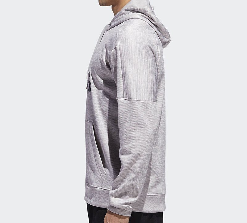 adidas Large logo Printing Pattern Pullover Gray DH9017