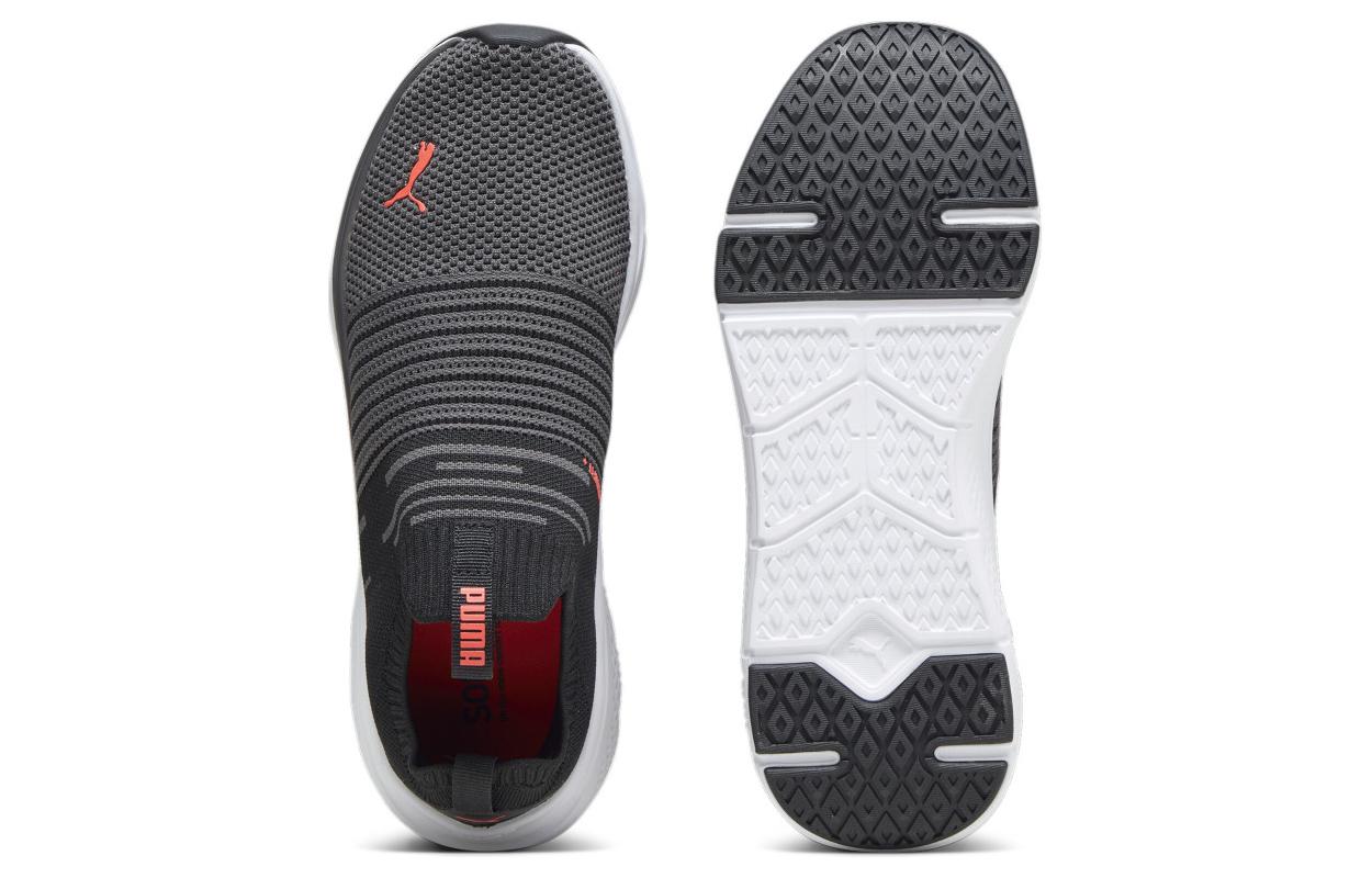 PUMA Softride Pro Echo Slip-On 'Black Grey Fire Orch' 378691-01