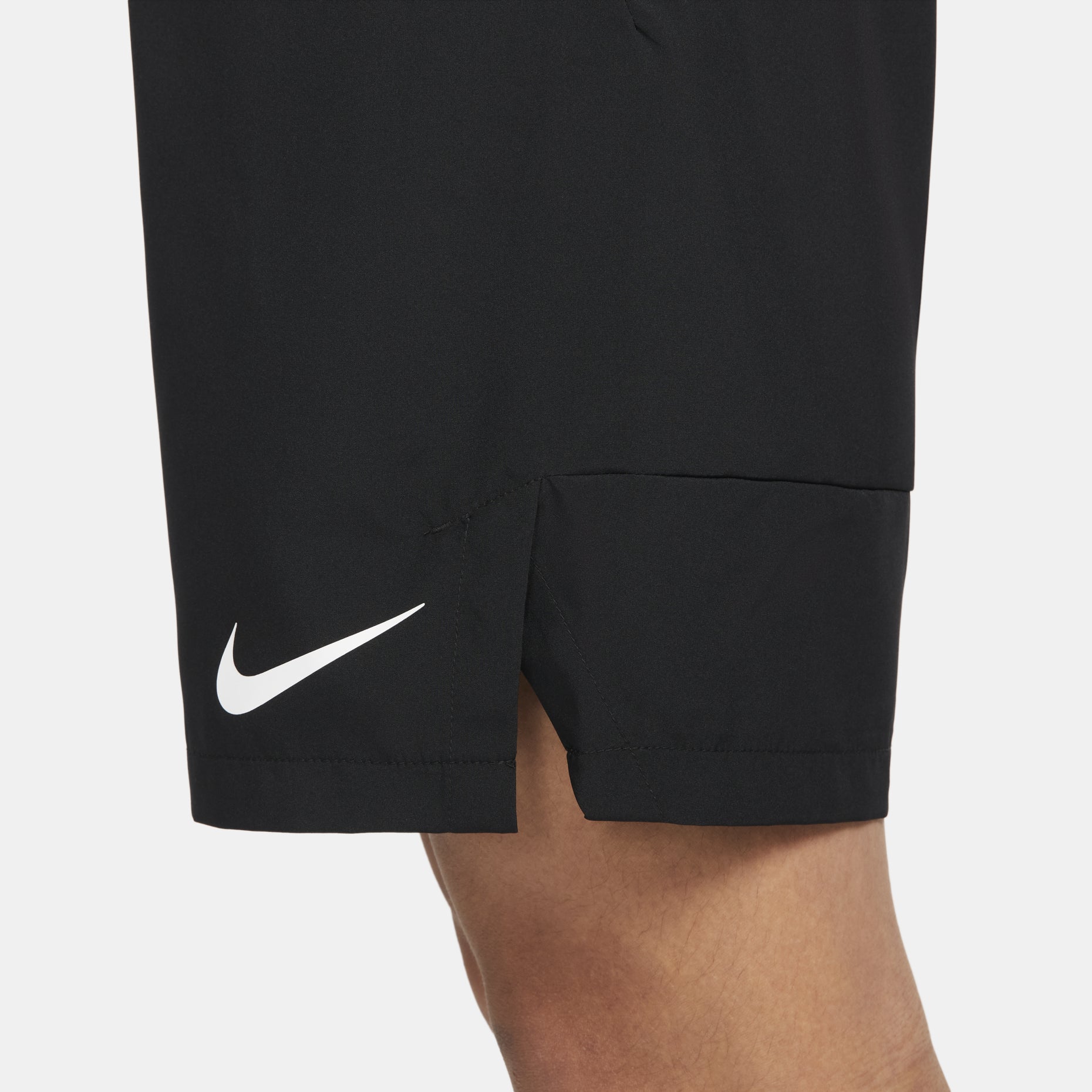 Nike Dri-FIT 9 Solid Color Woven Training Sports Shorts Black DM6618-010