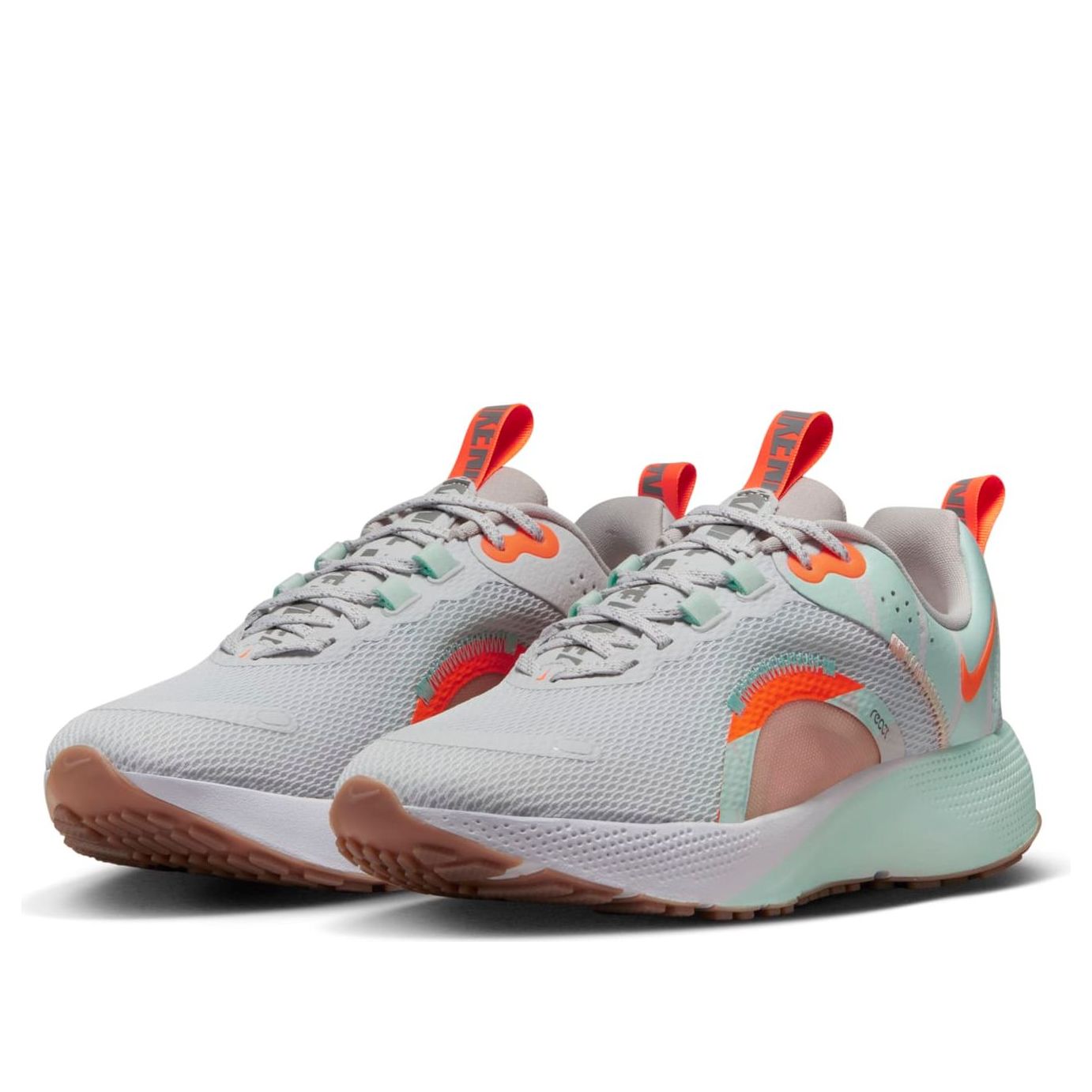 (WMNS) Nike React Escape Run 2 Premium 'Light Grey Orange' DQ4363-001