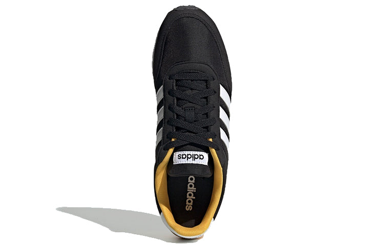 adidas neo V Racer 2.0 'Black White Yellow' EG9913