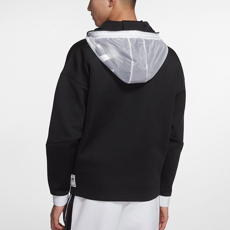 Air Jordan Engineered 1/2 Zipper Hoodie 'Black' AT9780-010
