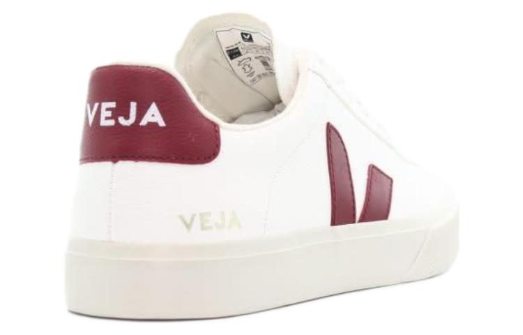 Veja Campo Leather Lace-Up 'White Marsala' CP051371