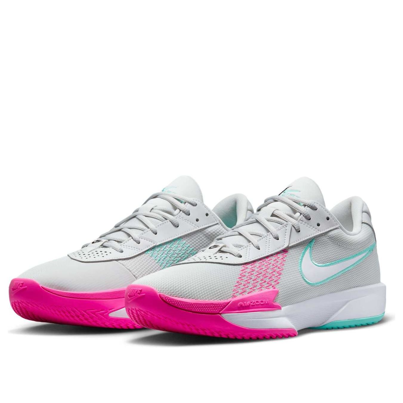 Nike Air Zoom GT Cut Academy 'Photon Dust Pink Blast Dynamic Turquoise' FB2599-010