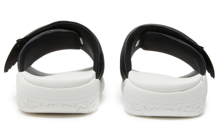 (WMNS) FILA FUSION BARRICADE Slippers 'Black White' T12W321507F-BB