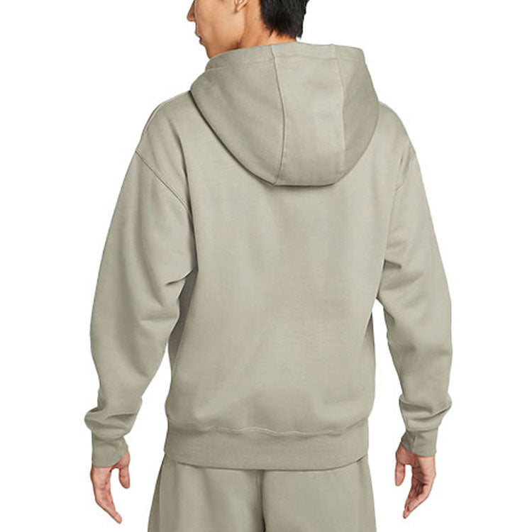 Men's Nike Logo Embroidered Solid Color Fleece Lined Green DA0316-320
