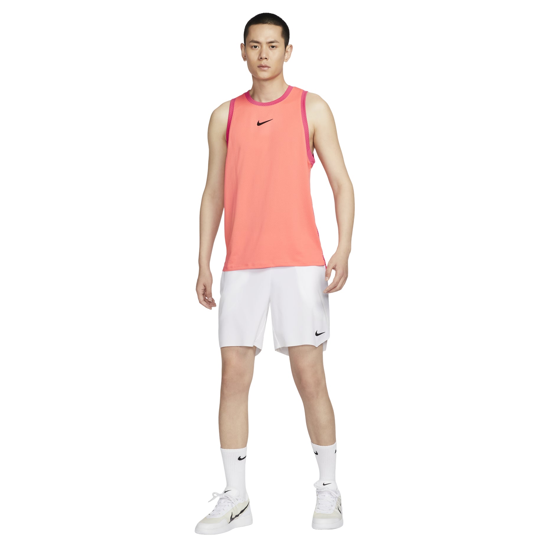 NikeCourt Slam Dri-FIT Tennis Tank Asia Sizing 'Light Wild Mango' FQ2028-643